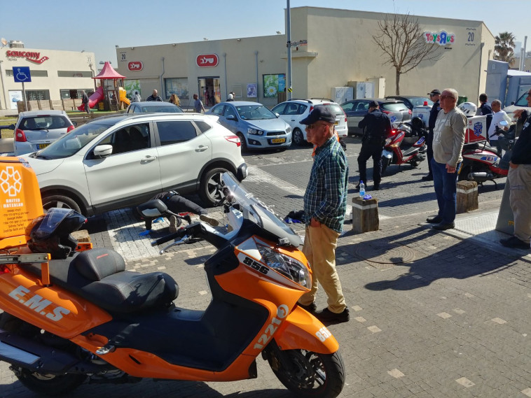 זירת התאונה. צילום: דוברות איחוד הצלה