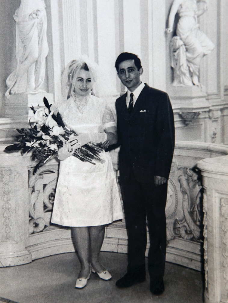 סופה לנדבר בחתונתה עם אוסקר ז&quot;ל 