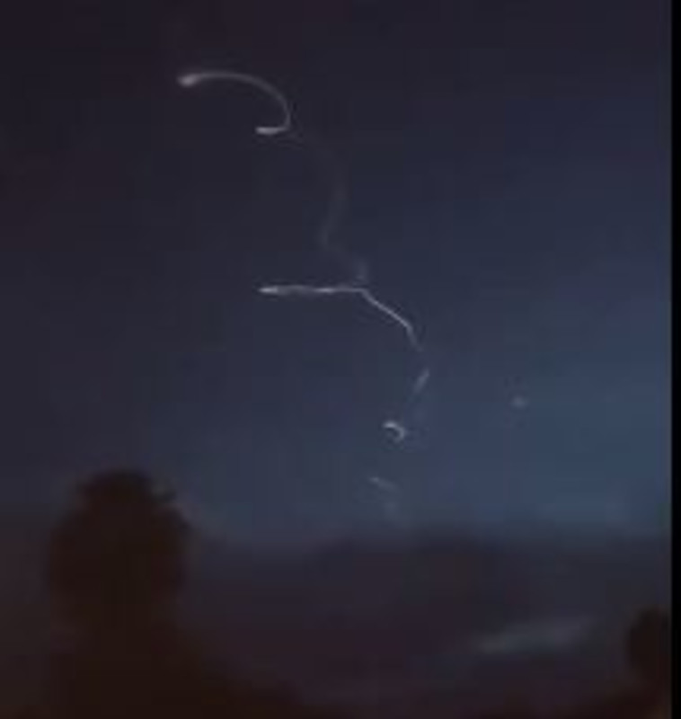 הטיל ששוגר לעבר מטוס חיל האוויר, לפי דיווחים בתקשורת הסורית