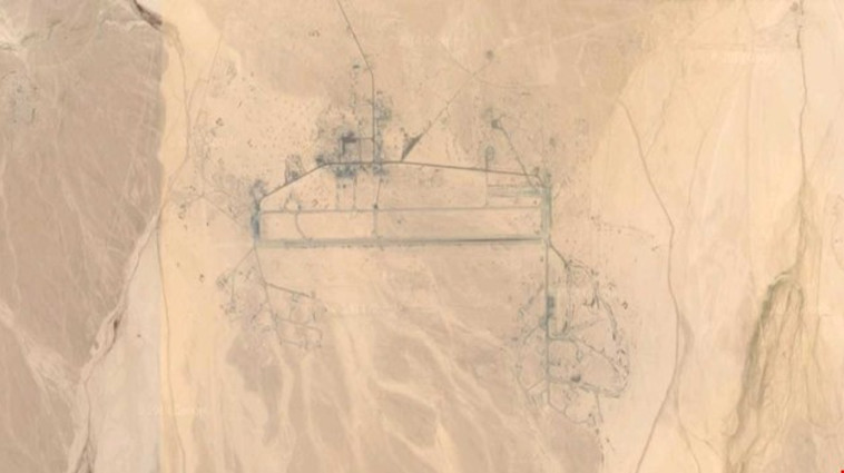 שדה התעופה שהופצץ על ידי ישראל בסוריה. צילום: הרשתות הערביות