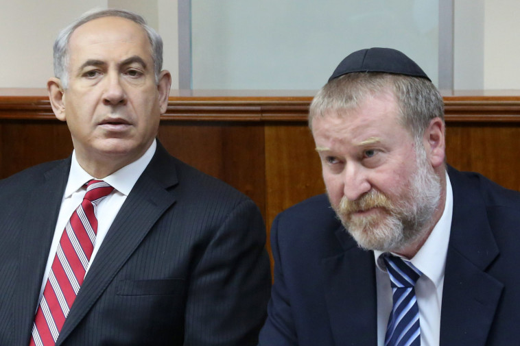 נתניהו ומנדלבליט. צילום: מרק ישראל סלם