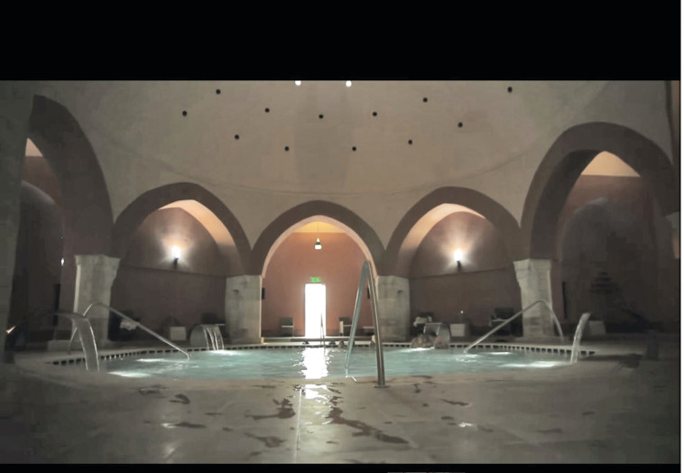 המרחצאות. קרדיט: צילום מסך