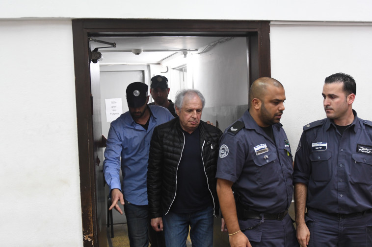 אלוביץ' בבית המשפט. צילום: אבשלום ששוני