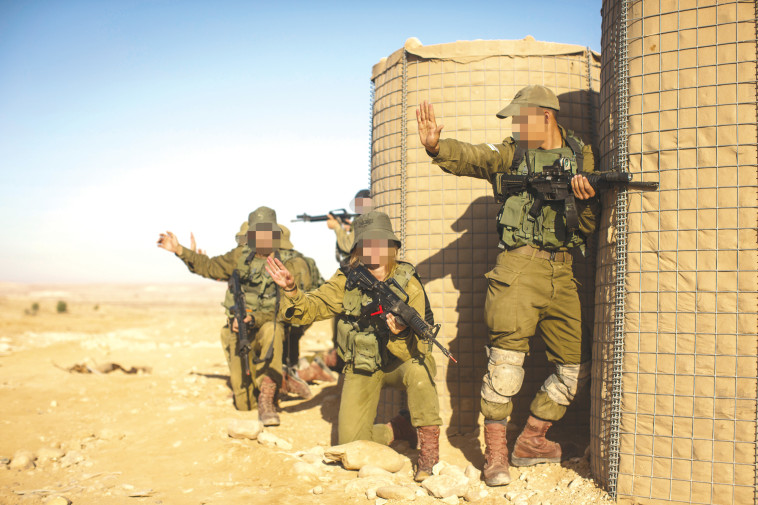 אימון חיילים בחיל רגלים. צילום: הדס פרוש, פלאש 90