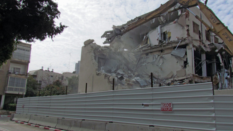 הריסת בית ליסין. צילום: נתן זהבי