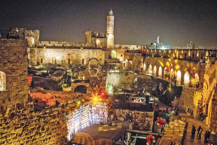 פורים במגדל דוד. צלם : ריקי רחמן 