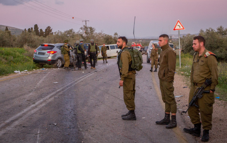 פיגוע דריסה בשומרון. צילום: מאיר ועקנין, פלאש 90 פיגוע דריסה בשומרון. צילום: מאיר ועקנין, פלאש 90