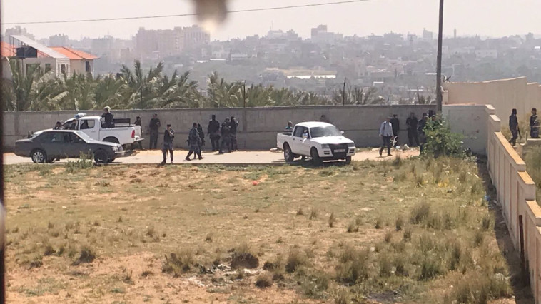 העימותים ברצועה. צילום: רשתות ערביות