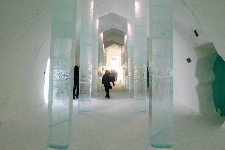 מלון הקרח. צילום: ניר קידר
