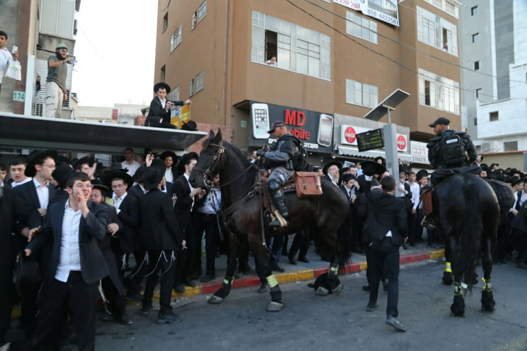 הפגנת 'הפלג הירושלמי'. צילום: אבשלום ששוני