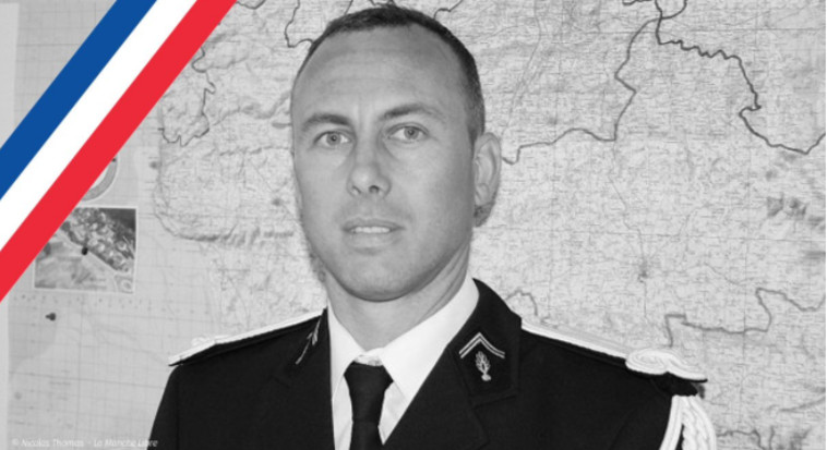 השוטר הצרפתי ההרוג ארנו בלטראם. קרדיט: צילום מסך טוויטר 