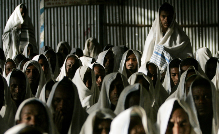 בני הקהילה היהודית בגונדר, אתיופיה. צילום: רויטרס