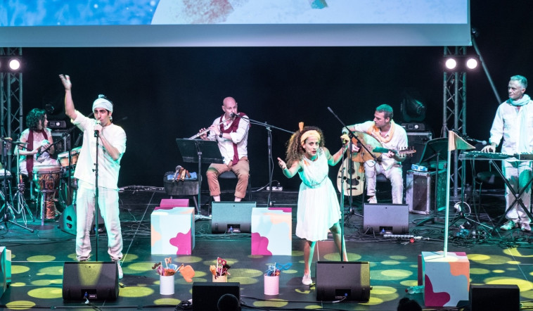 אוריינטל קידס גרוב בפסטיבל מפה ומצה. צילום: שלומי פינטו