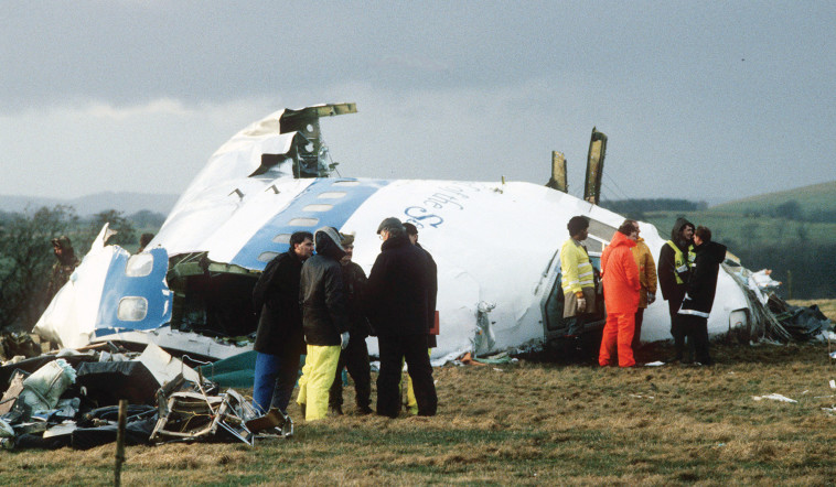 מטוס פאן אמריקן שהתרסק בשמי סקוטלנד. צילום: רויטרס