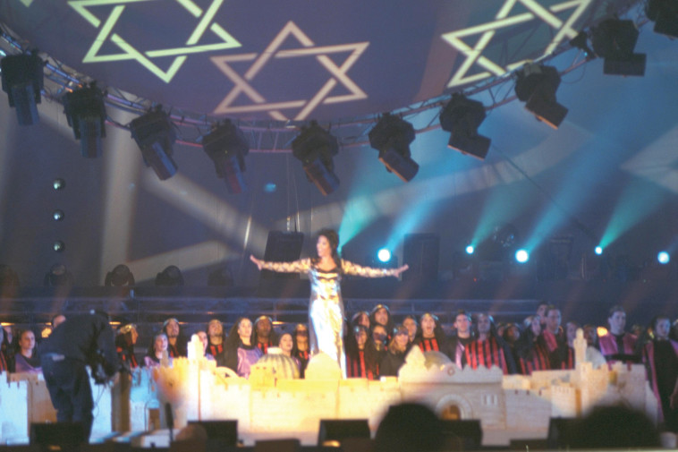 עצמאות 1998, פעמוני היובל. צילום: עמוס בן גרשום, לע&quot;מ