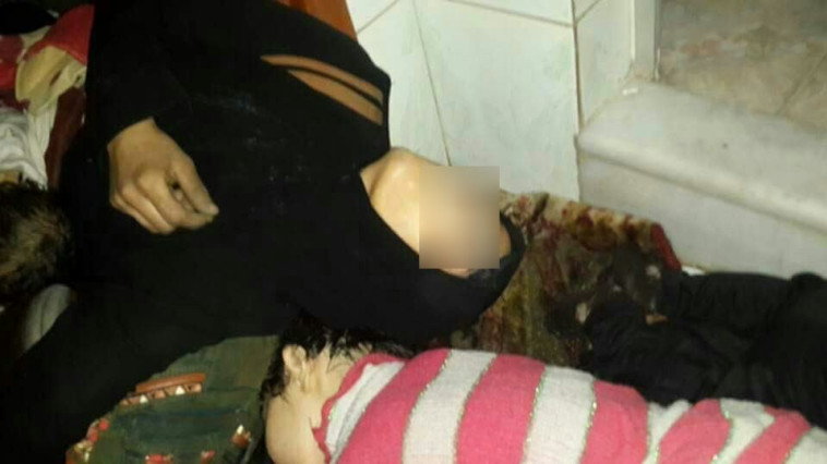 מתקפה כימית בסוריה. צילום: רשתות ערביות