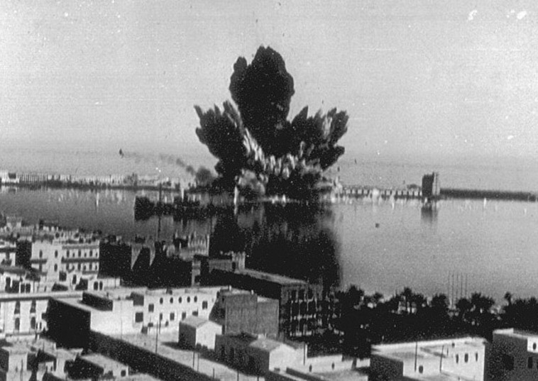 הפצצות בנות הברית בלוב. צילום: ארגון יהודים יוצאי לוב 