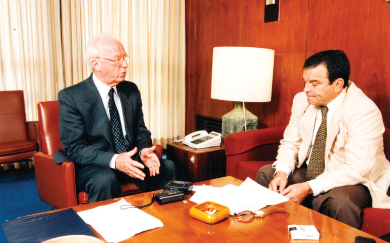 עם יצחק רבין ז&quot;ל. צילום: פלאש 90