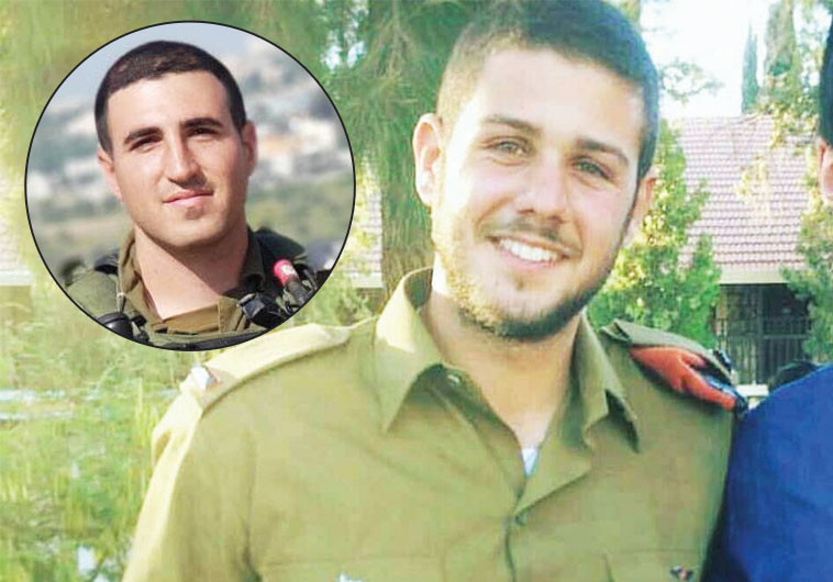 סרן זיו דאוס ז&quot;ל, בתמונה הקטנה: סרן רז לבנון. צילום פרטי