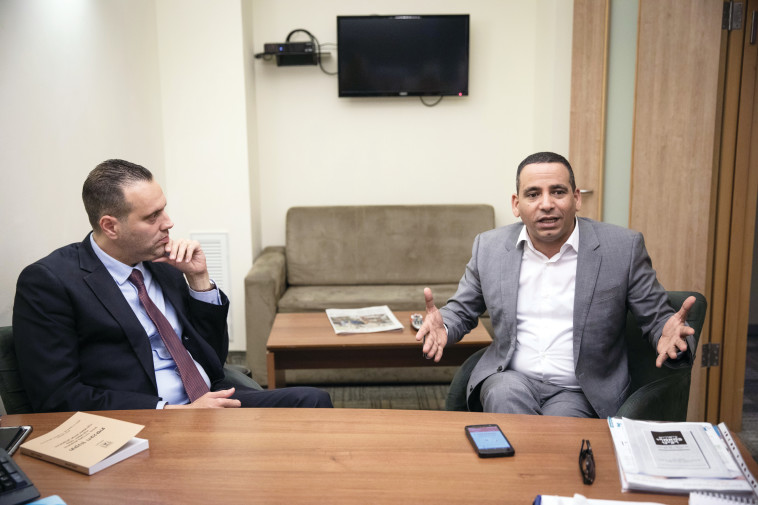 יואל חסון ומיקי זוהר. צילום: הדס פרוש, פלאש 90