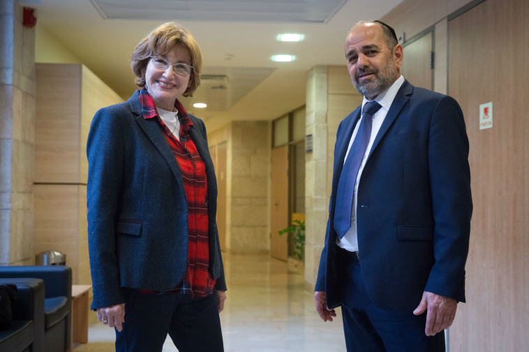 יעקב מרגי ויעל גרמן. צילום: הדס פרוש, פלאש 90