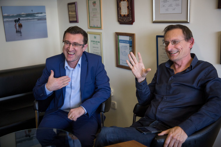 דב חנין ורוברט אילטוב. צילום: הדס פרוש, פלאש 90