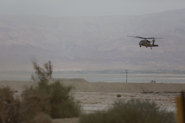 מאמצי החילוץ בנחל צפית. צילום: הדס פרוש, פלאש 90