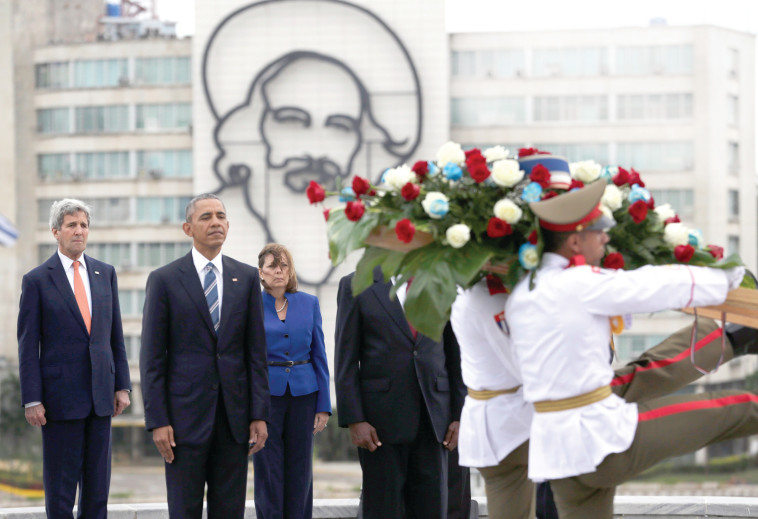 ברק אובמה בקובה. צילום: רויטרס