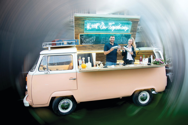 בר קוקטיילים. צילום: עידן הצילום