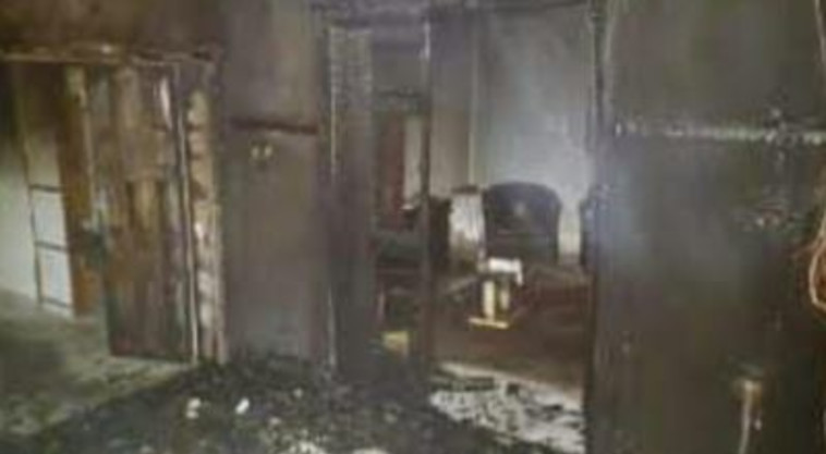 שריפת הבית של משפחה דוואבשה. בשב&quot;כ הבינו שהסכנה העיקרית לדמוקרטיה היא מהימין הקיצוני. צילום: הרשתות החברתיות