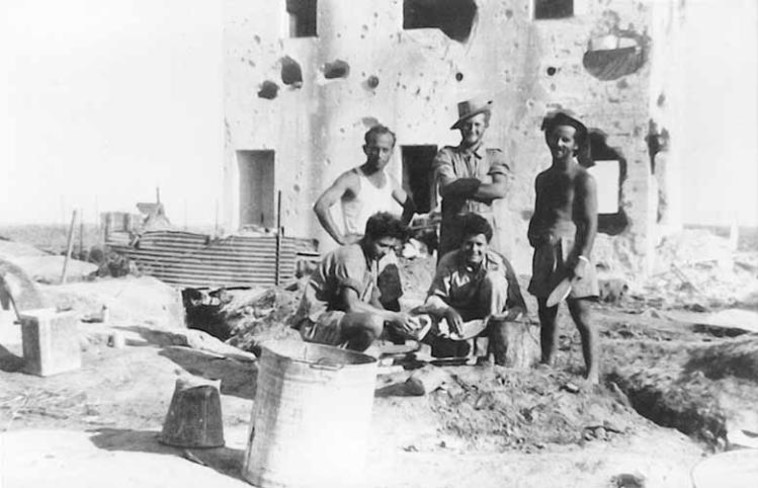 תושבי כפר דרום. צילום: באדיבות ארכיון מוזיאון הפלמ&quot;ח