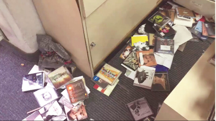 העזובה שאחרי. סגירת רשות השידור. צילום מסך