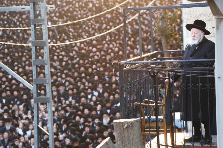האדמו&quot;ר המכהן, הרב יעקב אריה אלתר. צילום: שלומי כהן, פלאש 90