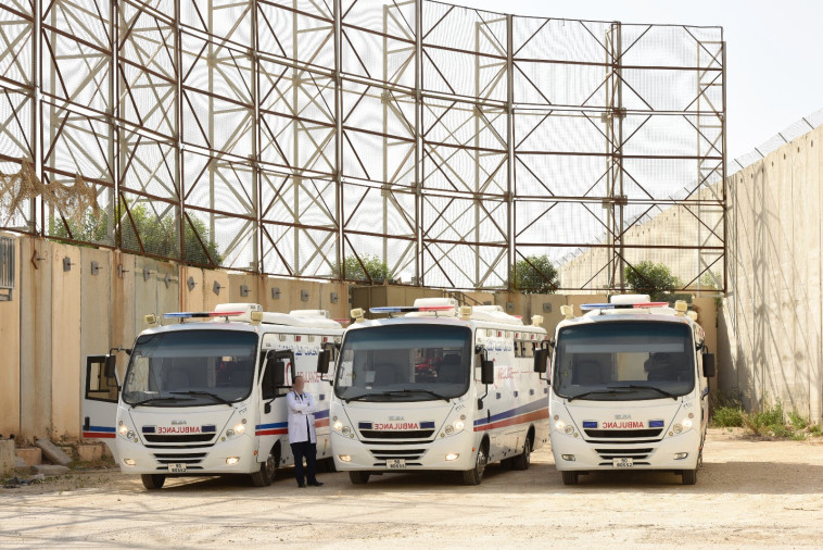 משאיות הציוד. צילום: דובר צה&quot;ל