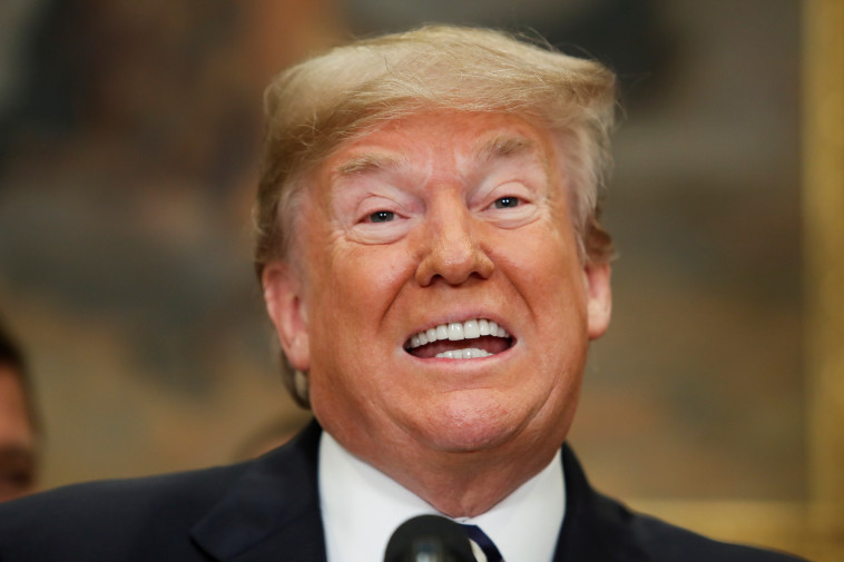 &quot;שפה מטונפת&quot;. טראמפ. צילום: רויטרס