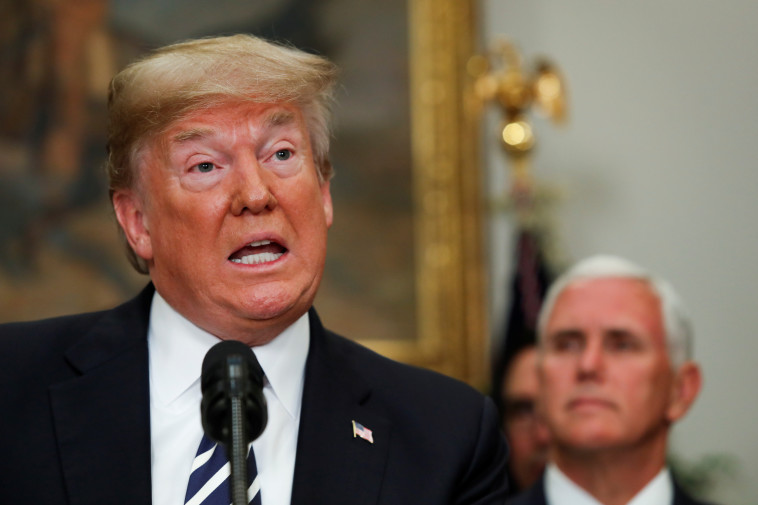 דונלד טראמפ במסיבת העיתונאים. רויטרס