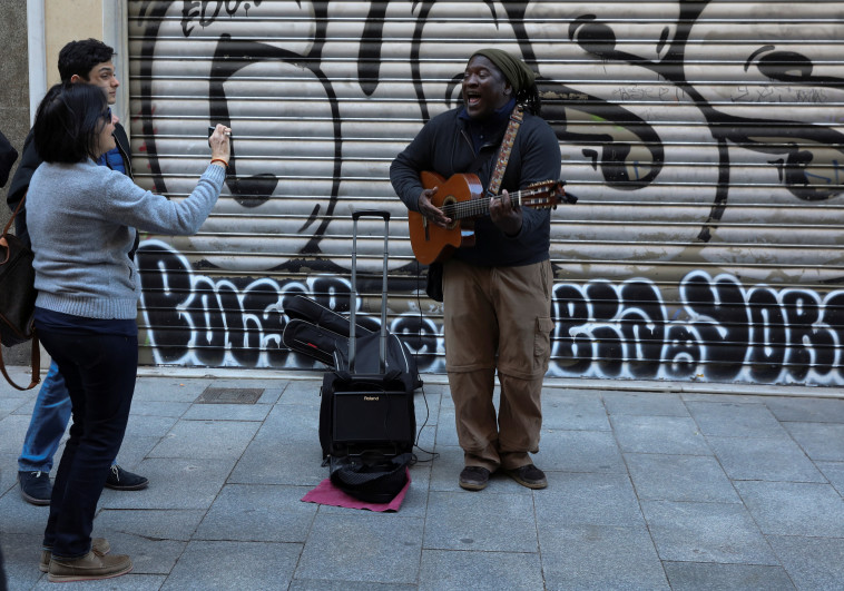 אומנות רחוב. צילום: רויטרס