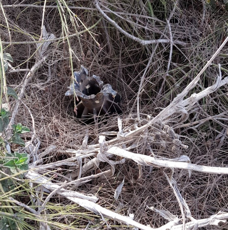 פצמ&quot;ר בעוטף עזה. צילום: דוברות המשטרה 