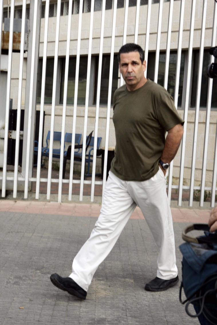 גונן שגב אחרי שחרורו מהמאסר, ארכיון. צילום: יהונתן שאול