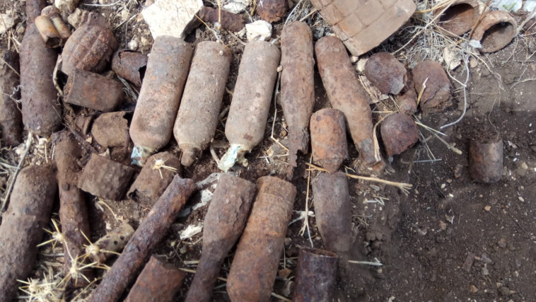 פריטי התחמושת שנמצאו. קרדיט: דוברות המשטרה