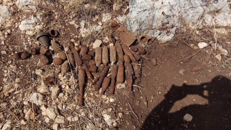 פריטי התחמושת שנמצאו. קרדיט: דוברות המשטרה