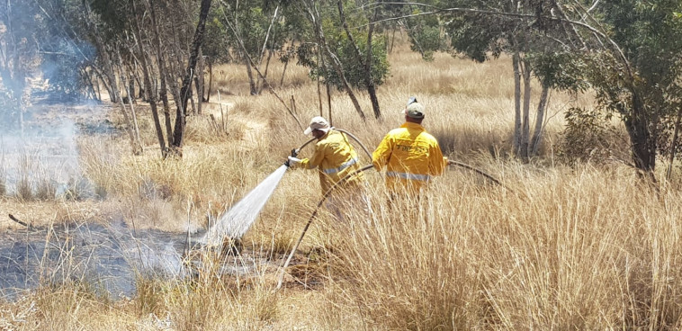 השריפות בדרום. צילום: טעמה טללקה, קק&quot;ל