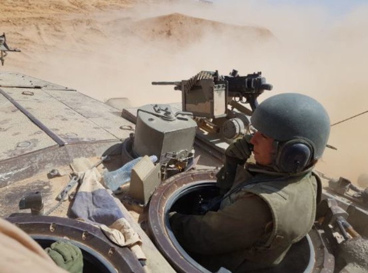 לוומת בטנק. צילום: דובר צה&quot;ל