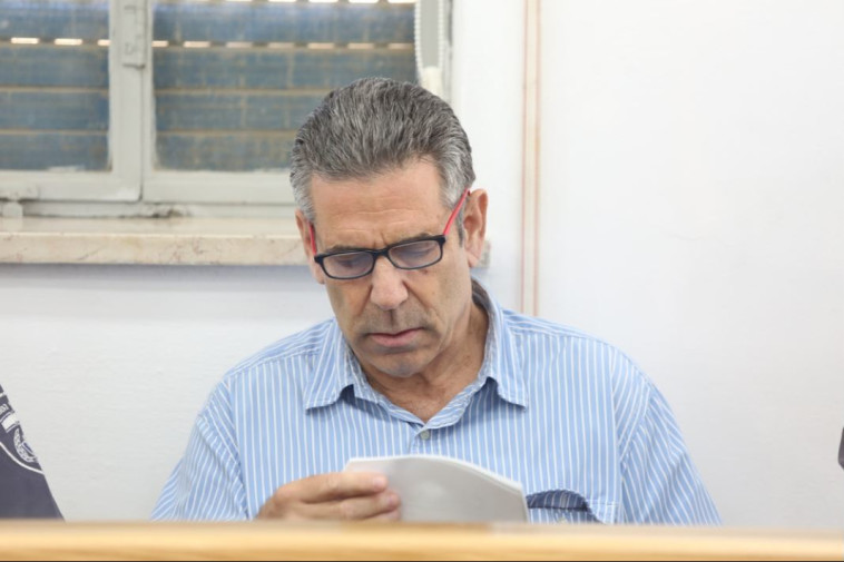 גונן שגב בבית המשפט. צילום: עמית שאבי, פול