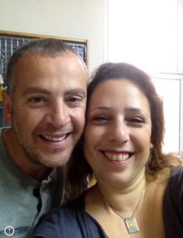 מיכל מלמד-כהן ובעלה נדב. קרדיט: צילום פרטי