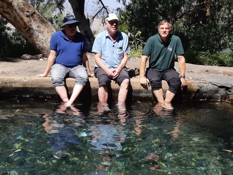 שר החקלאות בסיור בגולן. צילום: רשות הטבע והגנים