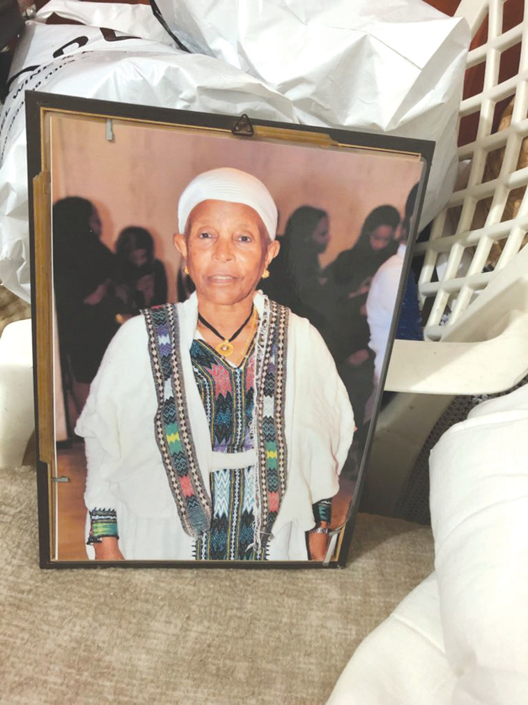  אמו של אללין קסה. צילום: מטה המאבק להעלאת יהודי אתיופיה 