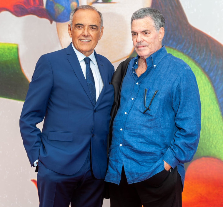 עמוס גיתאי ואלברטו ברברה (צילום: Awakening(