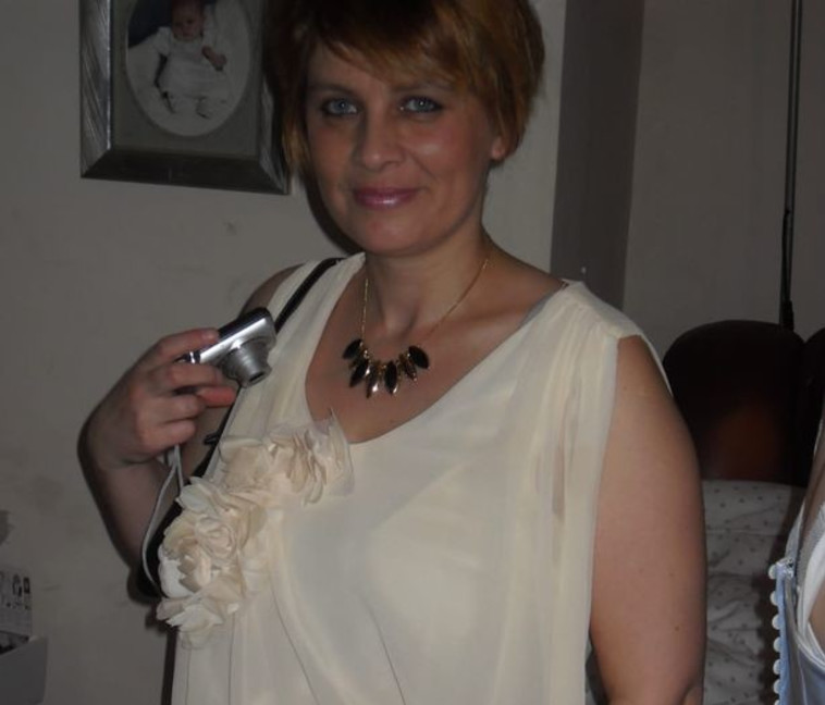 לוריין ביום החתונה של קים וקני. צילום: פייסבוק