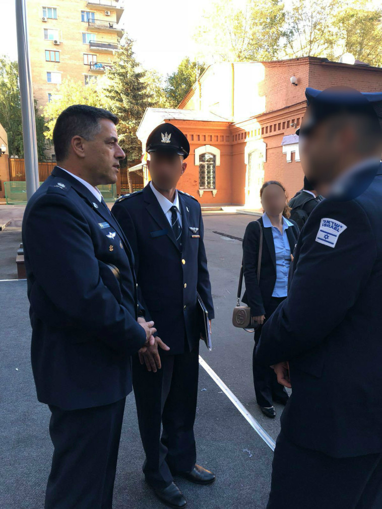 מפקד חיל האוויר במוסקבה. צילום: דובר צה&quot;ל
